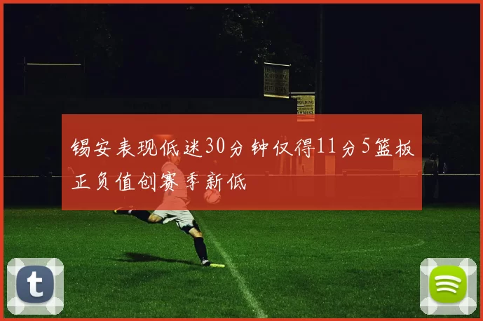 锡安表现低迷30分钟仅得11分5篮板正负值创赛季新低